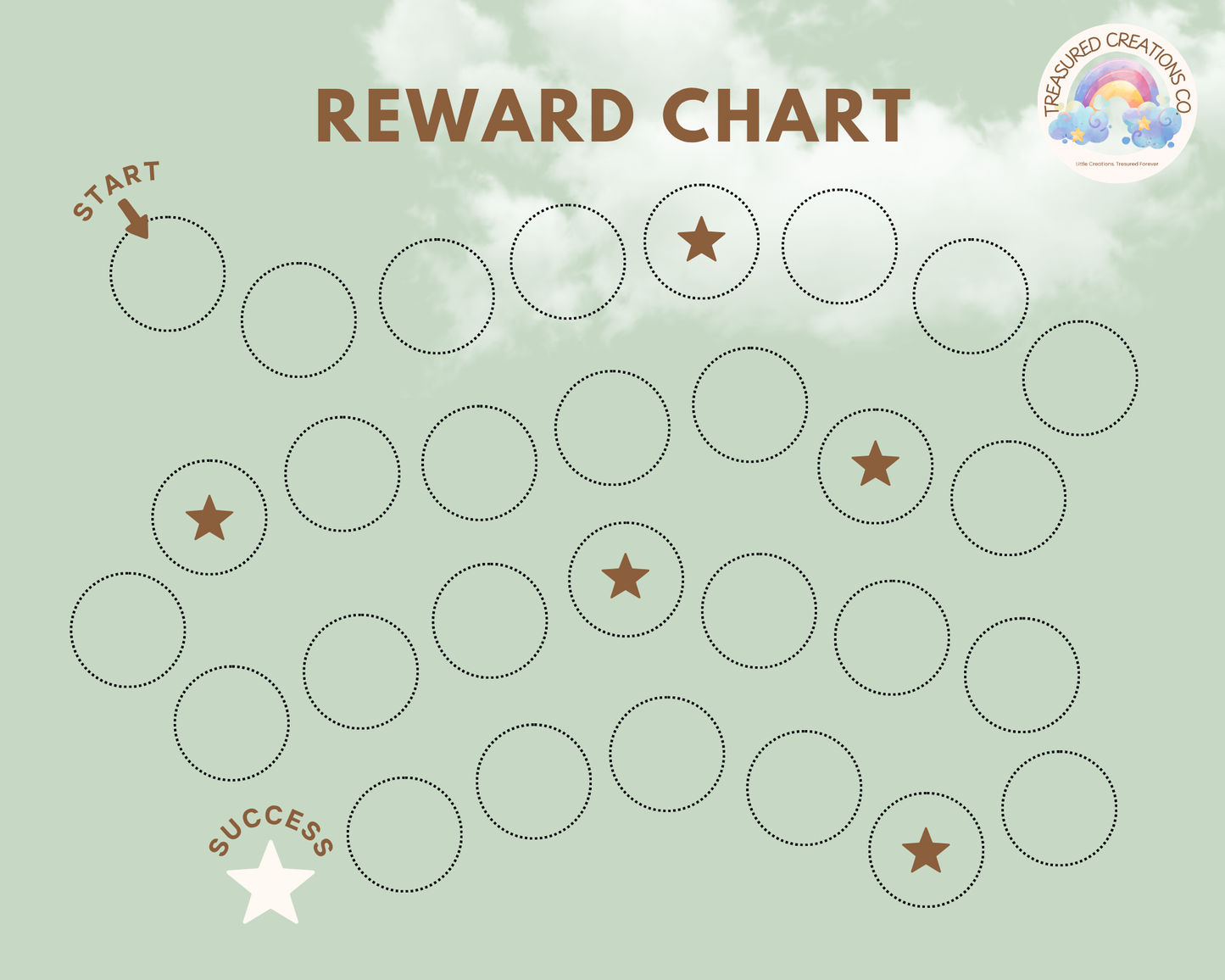 REWARDS CHART (Digital + Printed Options)