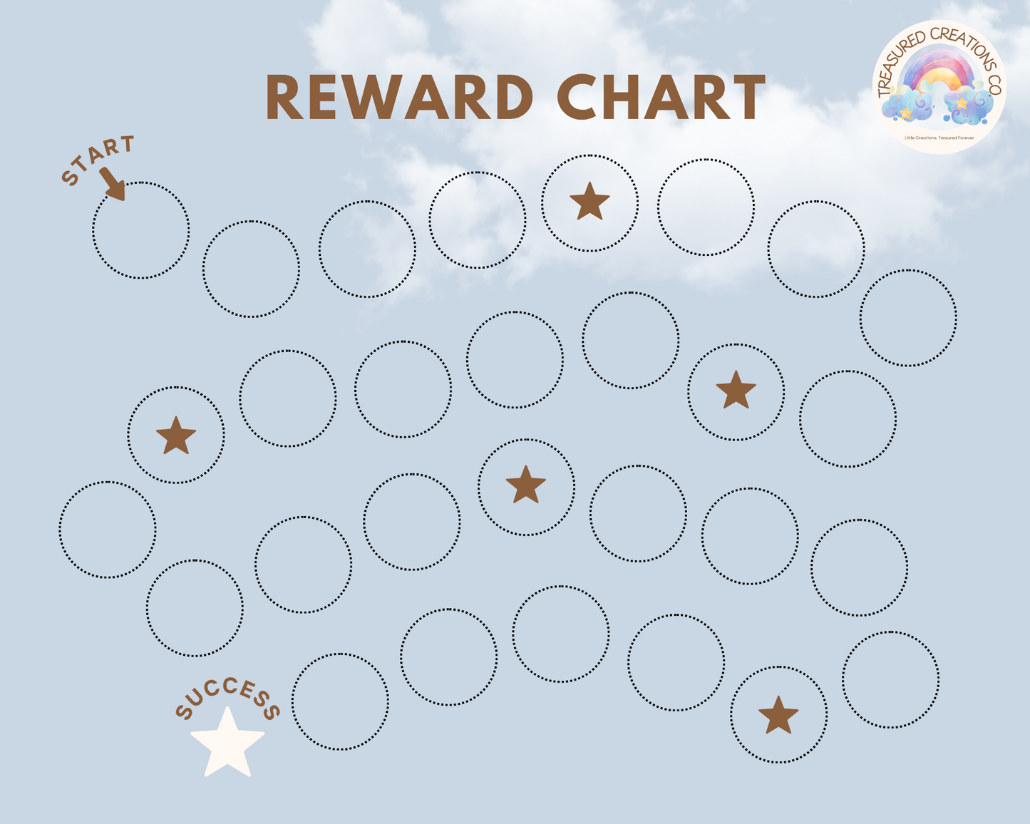 REWARDS CHART (Digital + Printed Options)