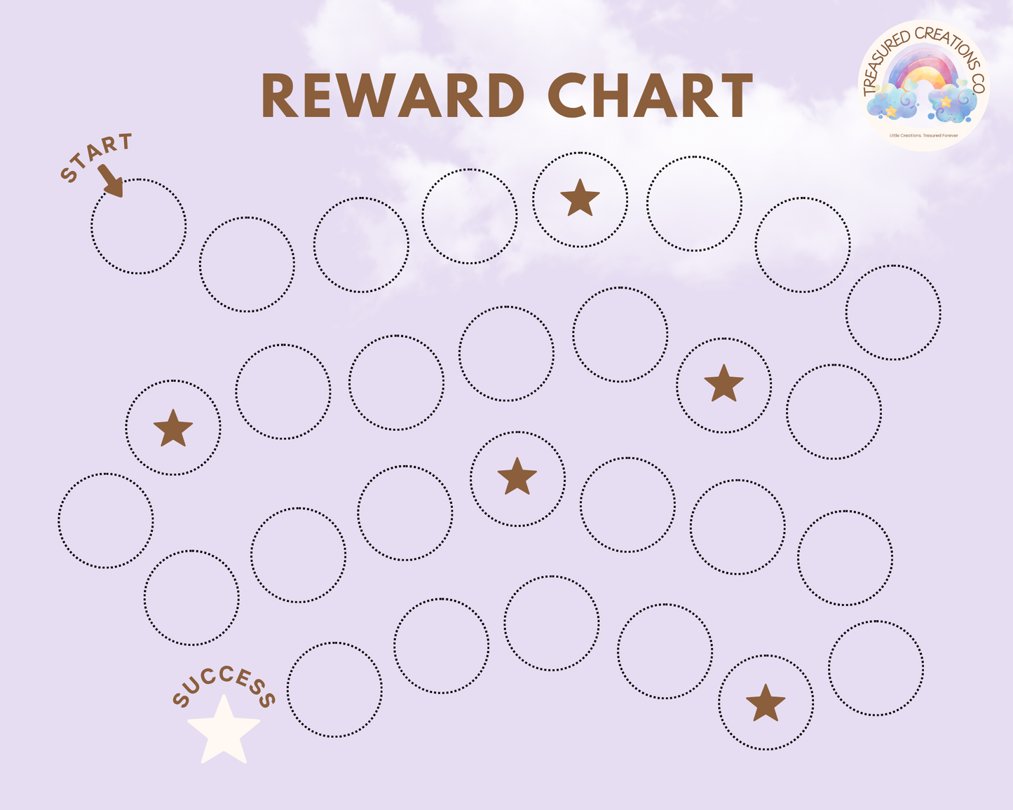 REWARDS CHART (Digital + Printed Options)